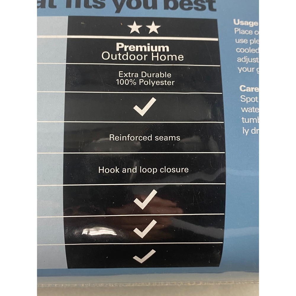 Outdoor Home Large Grill Cover 60x24x46 Black Weather Resistant BBQ Protector - Picture 8 of 8
